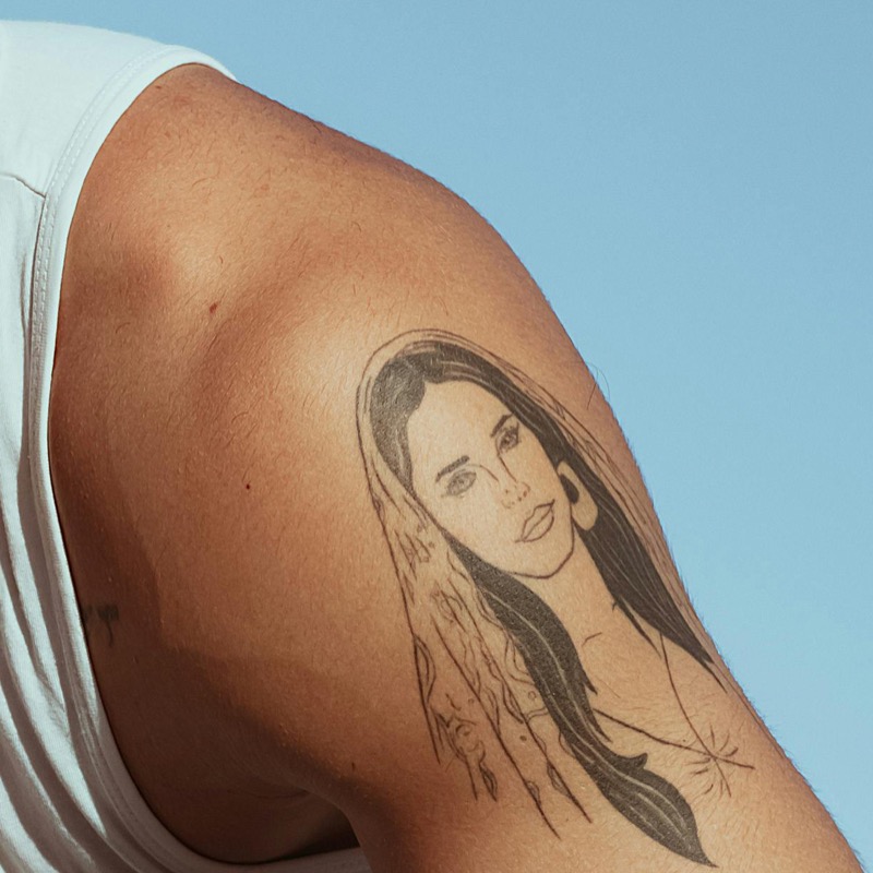 Portrait shoulder tattoo