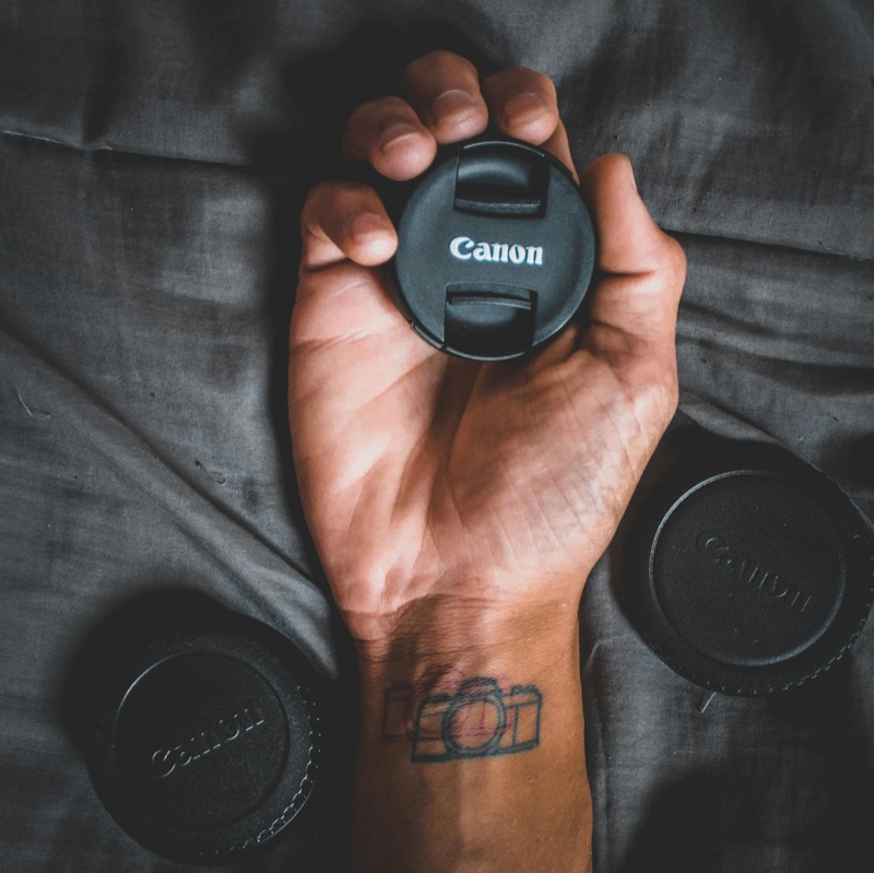 small camera meaningful tattoo men