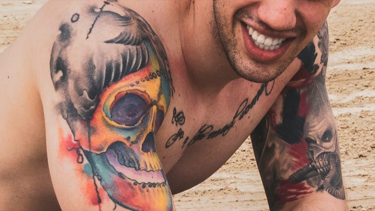 Shoulder tattoos for men