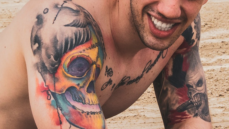 Shoulder tattoos for men
